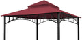 Scocanopy Replacement Roof For Target Madaga Gazebo Model L-Gz136Pst,(Burgundy)