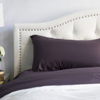 Peachskinsheets Eggplant Sheet Set - 1500Tc Level Of Softness - Extra Soft Cooling Sheets For Hot Sleepers And Night Sweats - Fu