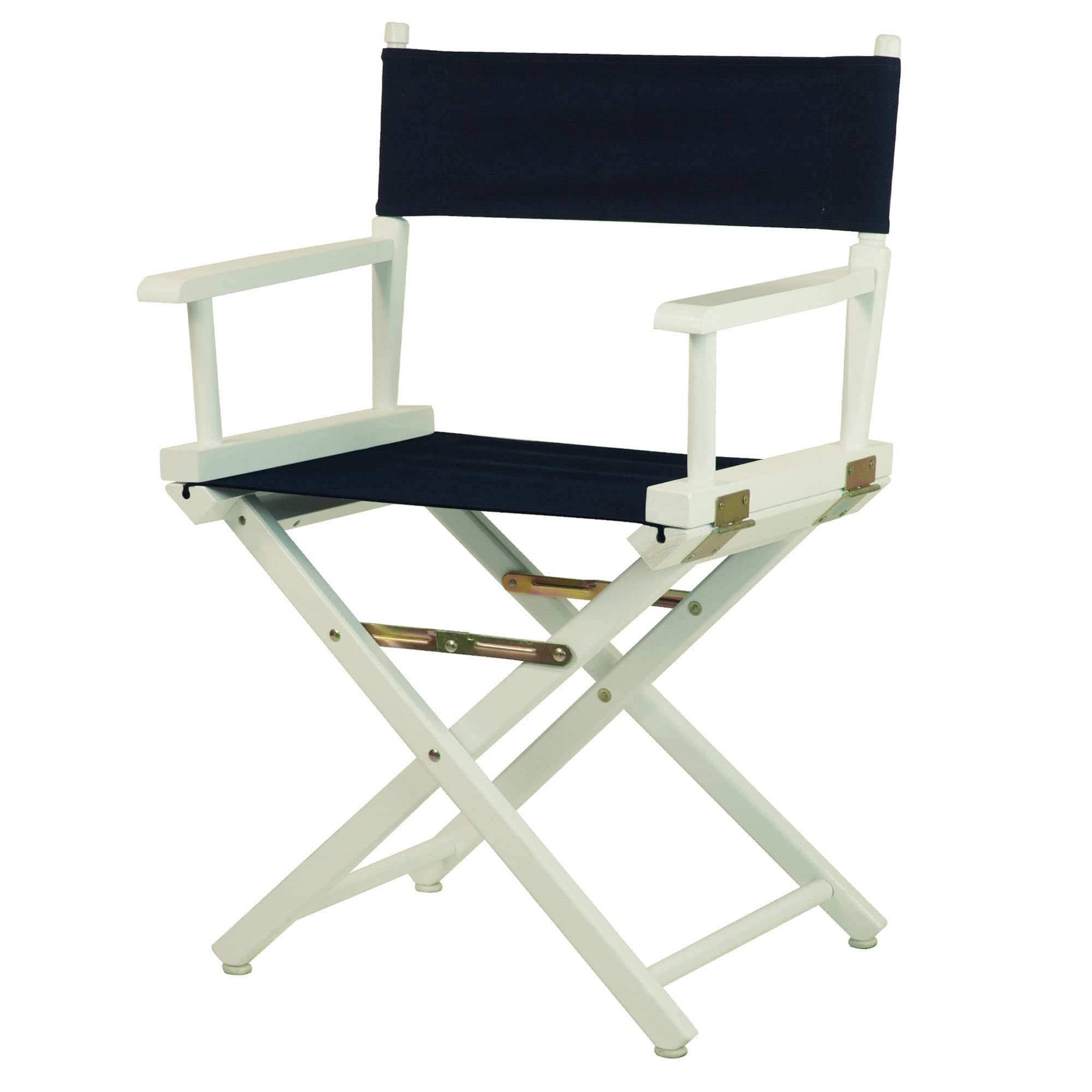 Casual Home 18&quot; Director'S Chair White Frame With Royal Blue Canvas