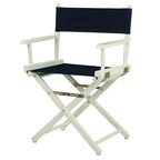 Casual Home 18" Director'S Chair White Frame With Royal Blue Canvas