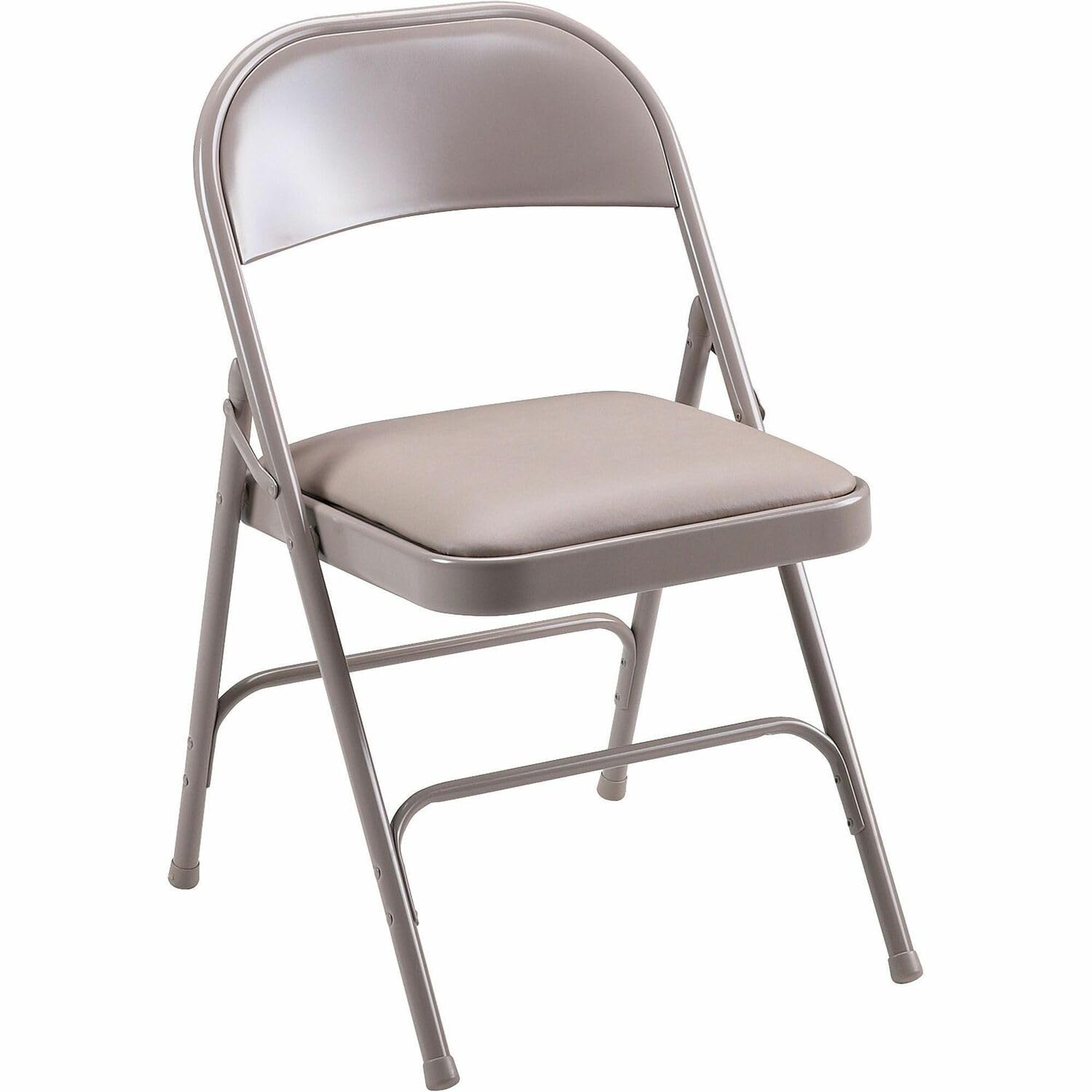 Lorell 62501 Folding Chairs,Padded Seat,19-3/8-Inch x18-1/4-Inch x29-5/8-Inch, 4/CT,BG