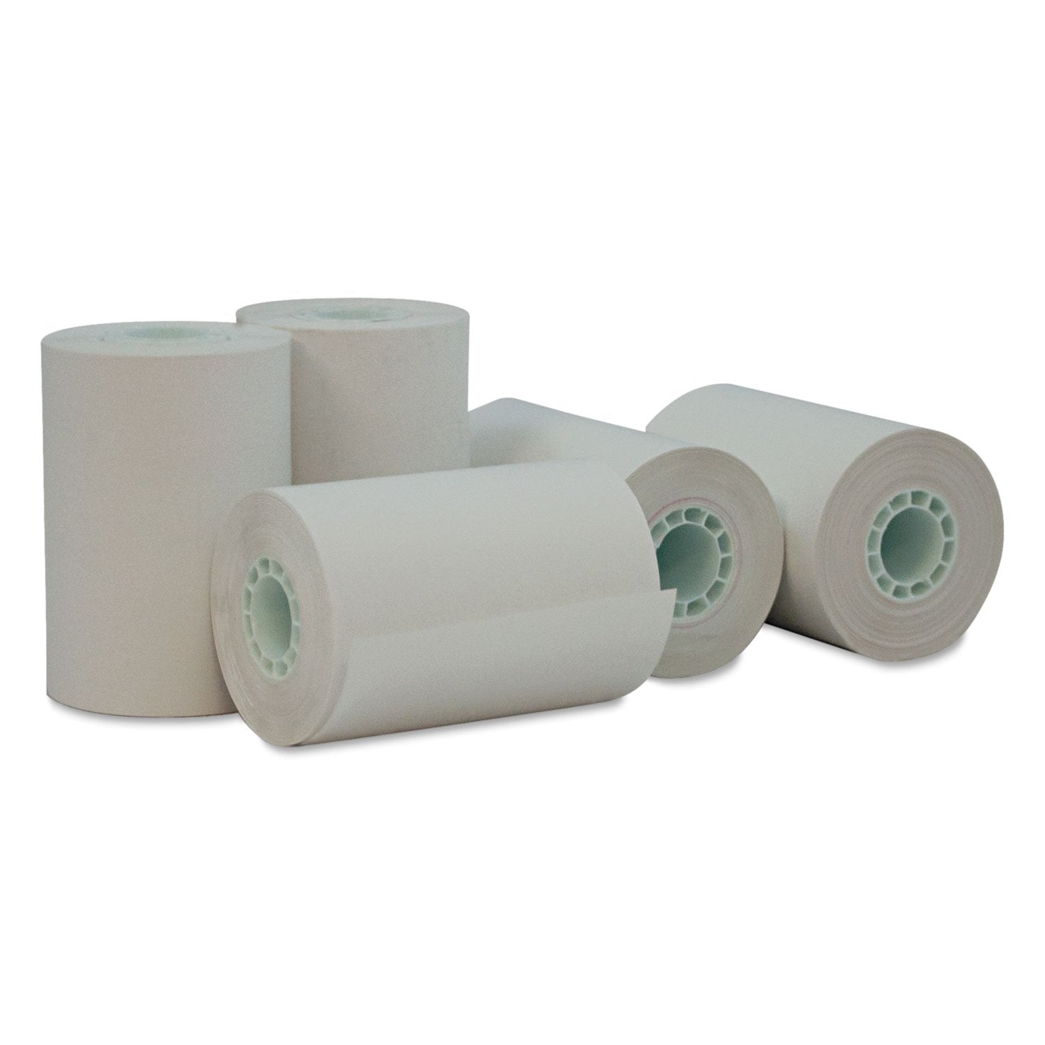 Universal 35766 Single-Ply Thermal Paper Rolls, 2 1/4-Inch X 55 Ft, White, 50/Carton
