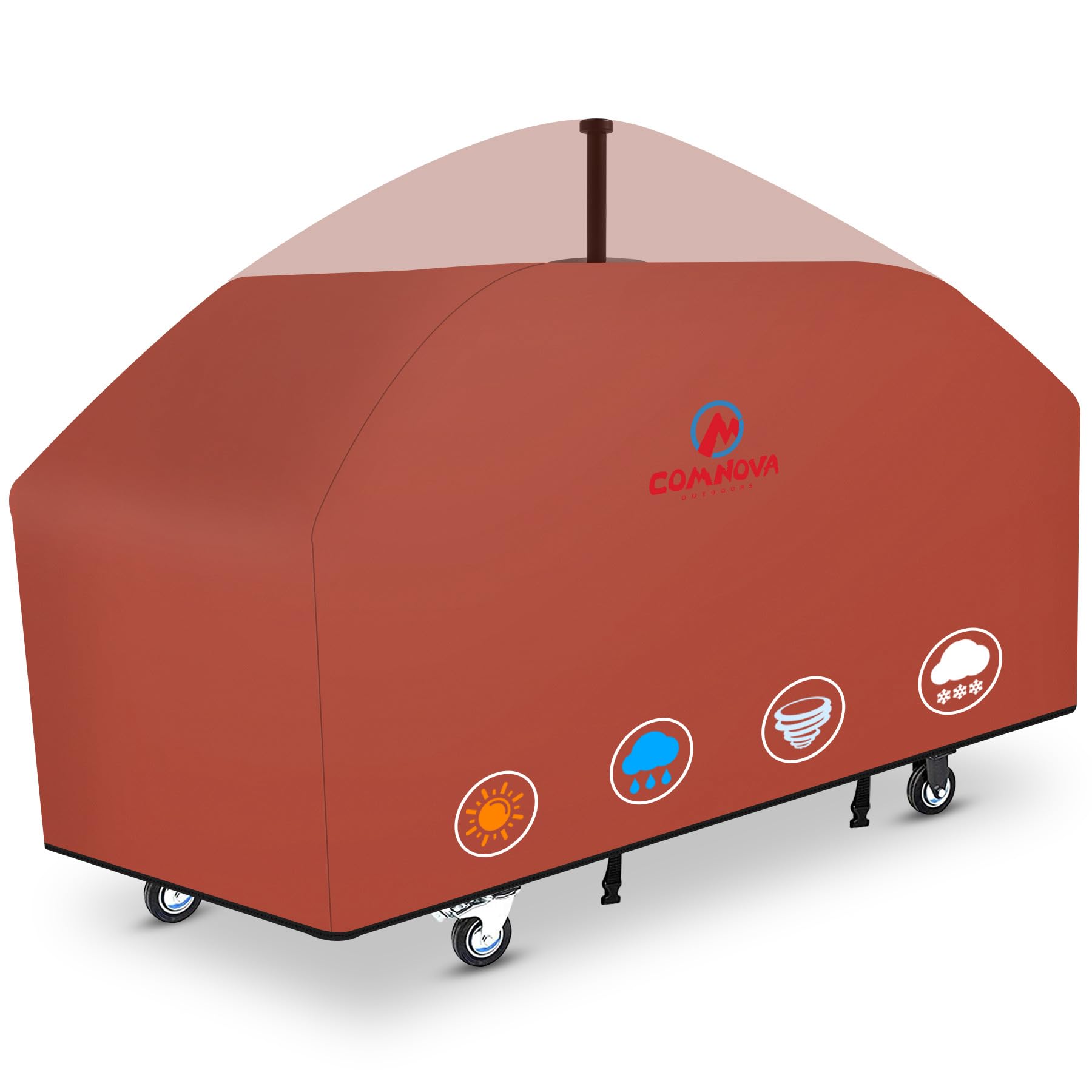 Comnova Griddle Cover For Blackstone Griddle Without Hood 36 Inch - 600D Flat Top Grill Cover For Blackstone 4 Burner Griddle, 3