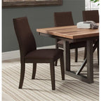 Coaster Upholstered Dining Side Chair Cocoa Brown 106582
