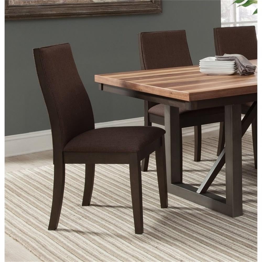 Coaster Upholstered Dining Side Chair Cocoa Brown 106582