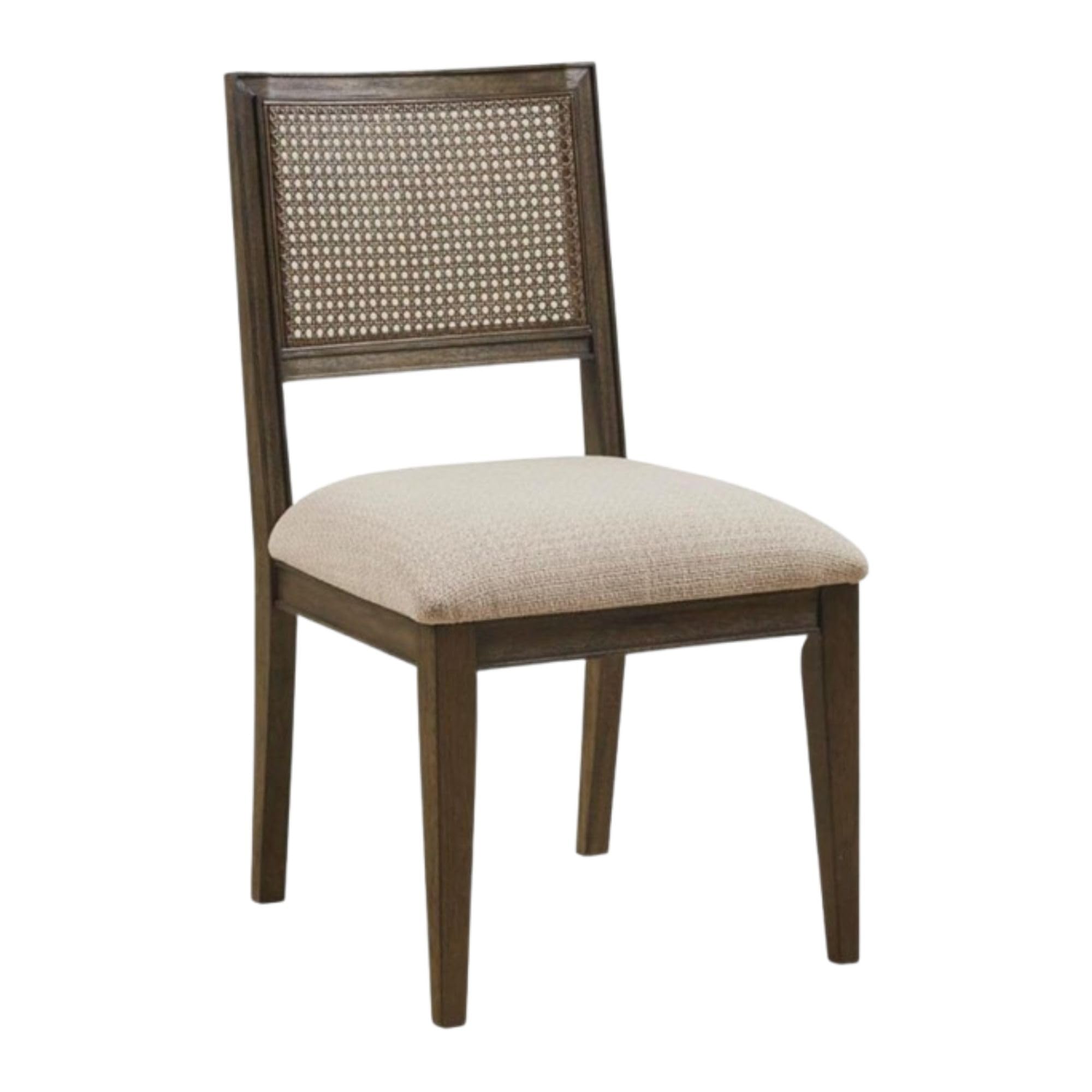 INK+IVY Rattan & Wood Dining Chair Set of 2