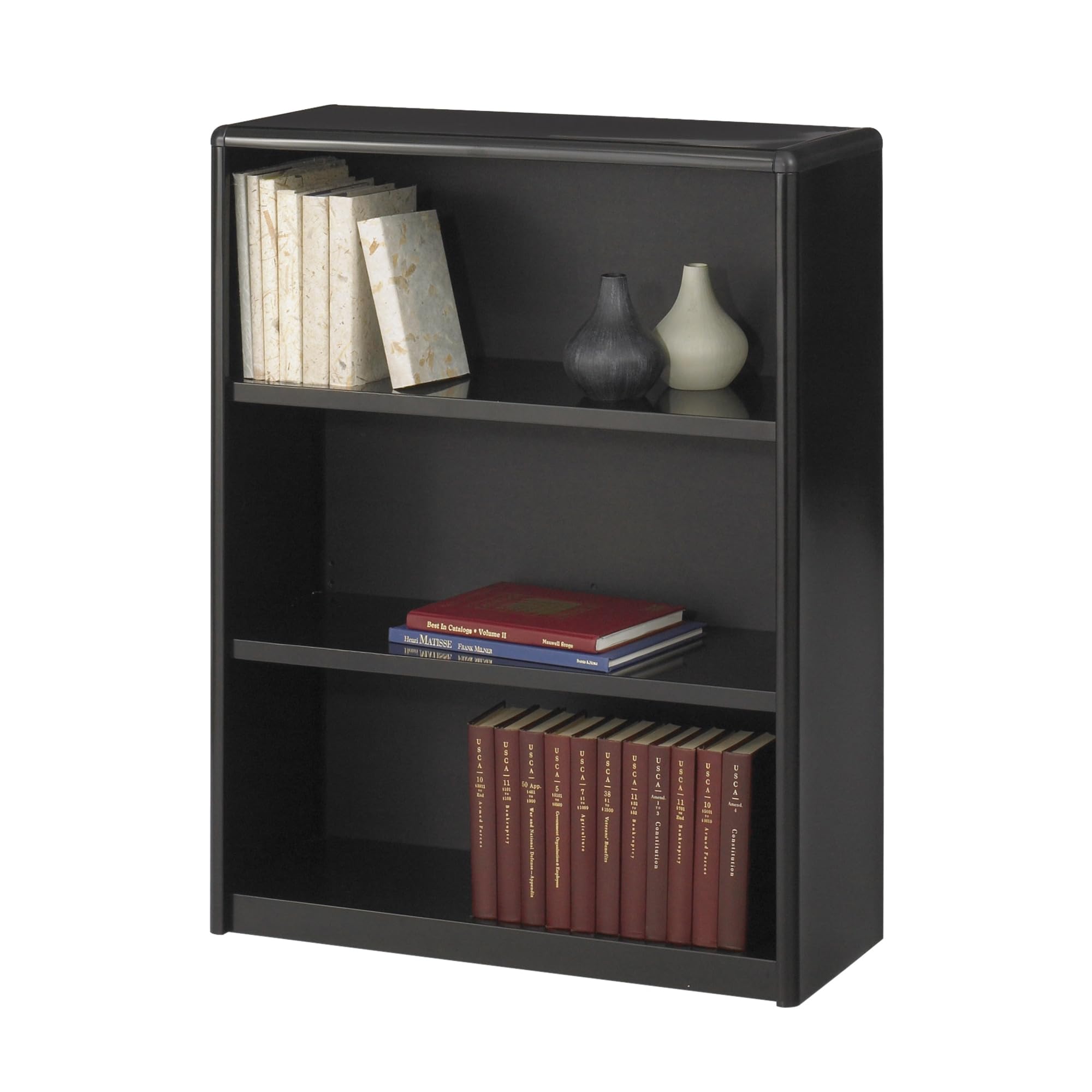 Safco Value Mate Series 6 Shelf Metal Bookcase