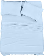 Utopia Bedding Queen Bed Sheets Set - 4 Piece Bedding - Brushed Microfiber - Shrinkage And Fade Resistant - Easy Care (Queen, Ic