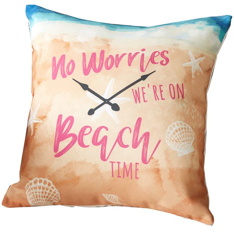 Indoor/Outdoor Summer Fun Pillows - On Beach Time