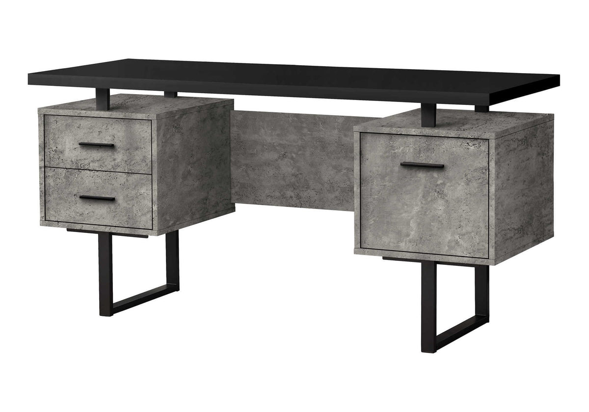 Casafoyer Modern Midsize Computer Desk With Storage Drawers For Home Office ( Pack Of 2 )