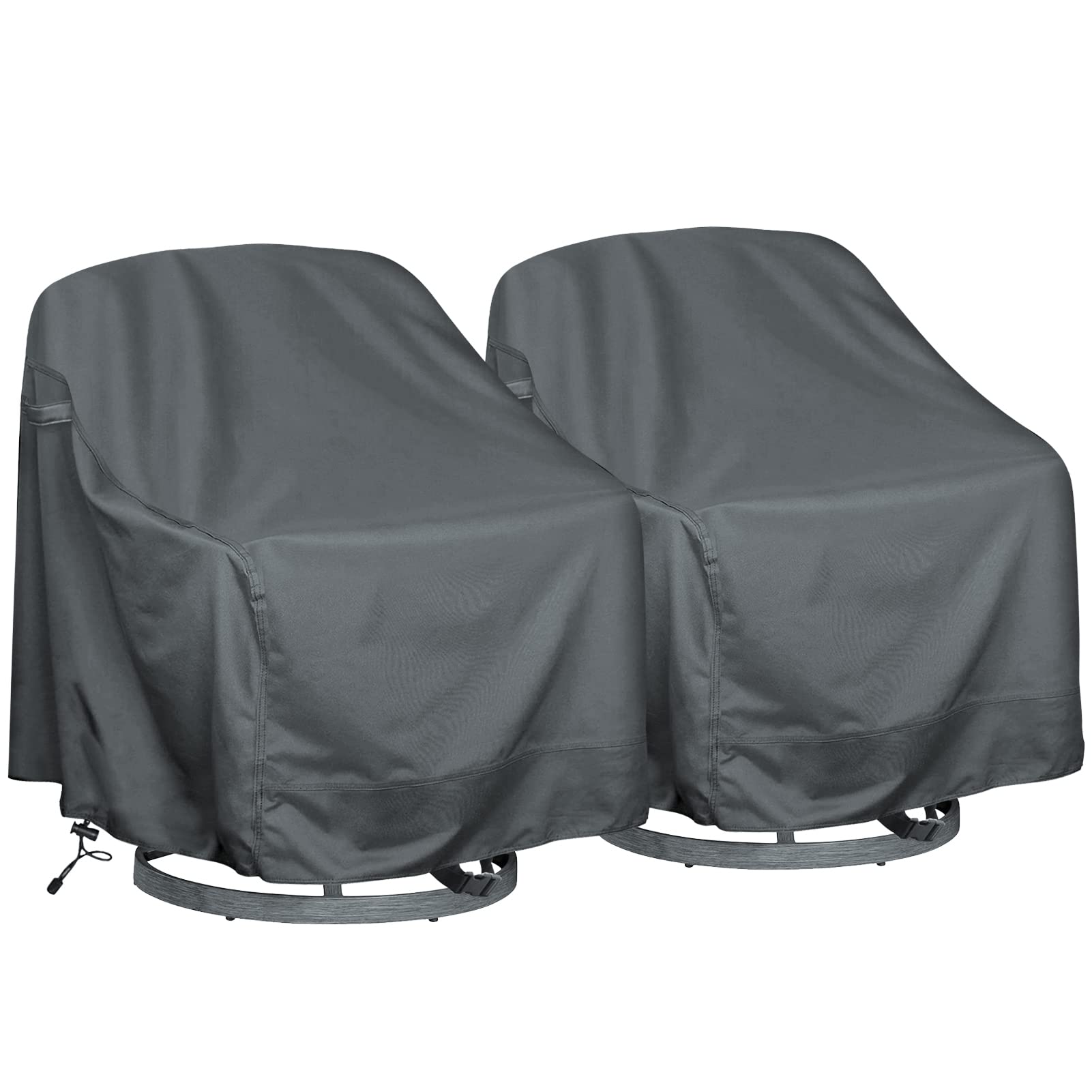 Outdoor Swivel Lounge Chair Cover 2 Pack,Patio Furniture Cover,Waterproof Heavy Duty,30 ' W X 34 ' D X 38.5 ' H