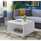 Convenience Concepts Northfield Admiral Square Coffee Table, White