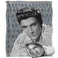 Elvis Presley Moves Officially Licensed Silky Touch Super Soft Throw Blanket 50' X 60'