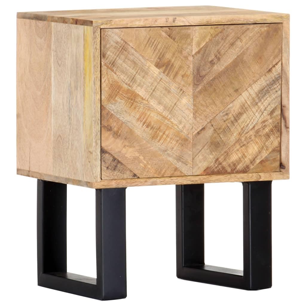 Bedside Cabinet 15.7&quot;x11.8&quot;x19.7&quot; Solid Mango Wood