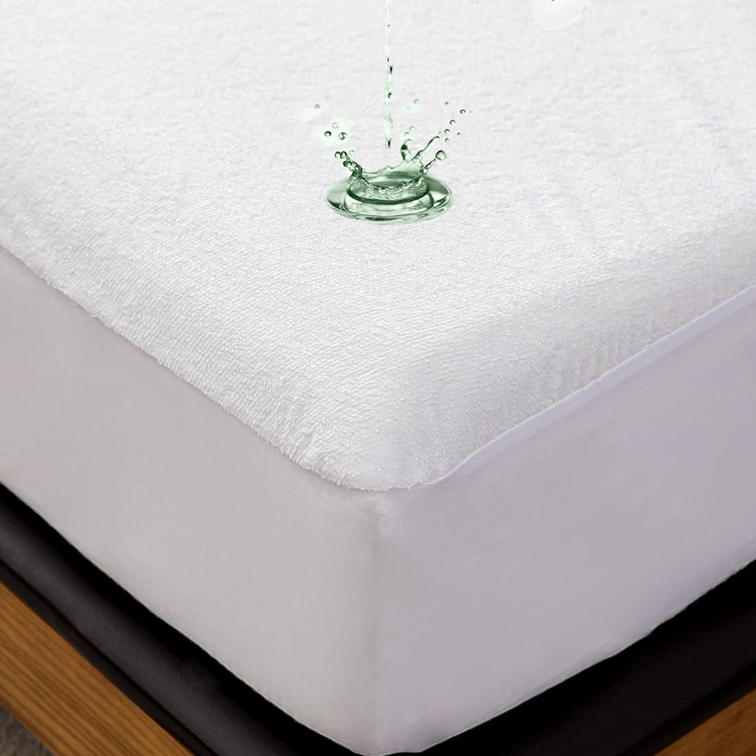 Twin Xl Size Waterproof Mattress Cover, Premium Terry Top Mattress Cover, Breathable, Noiseless, Cooing & Machine-Washable Bed C