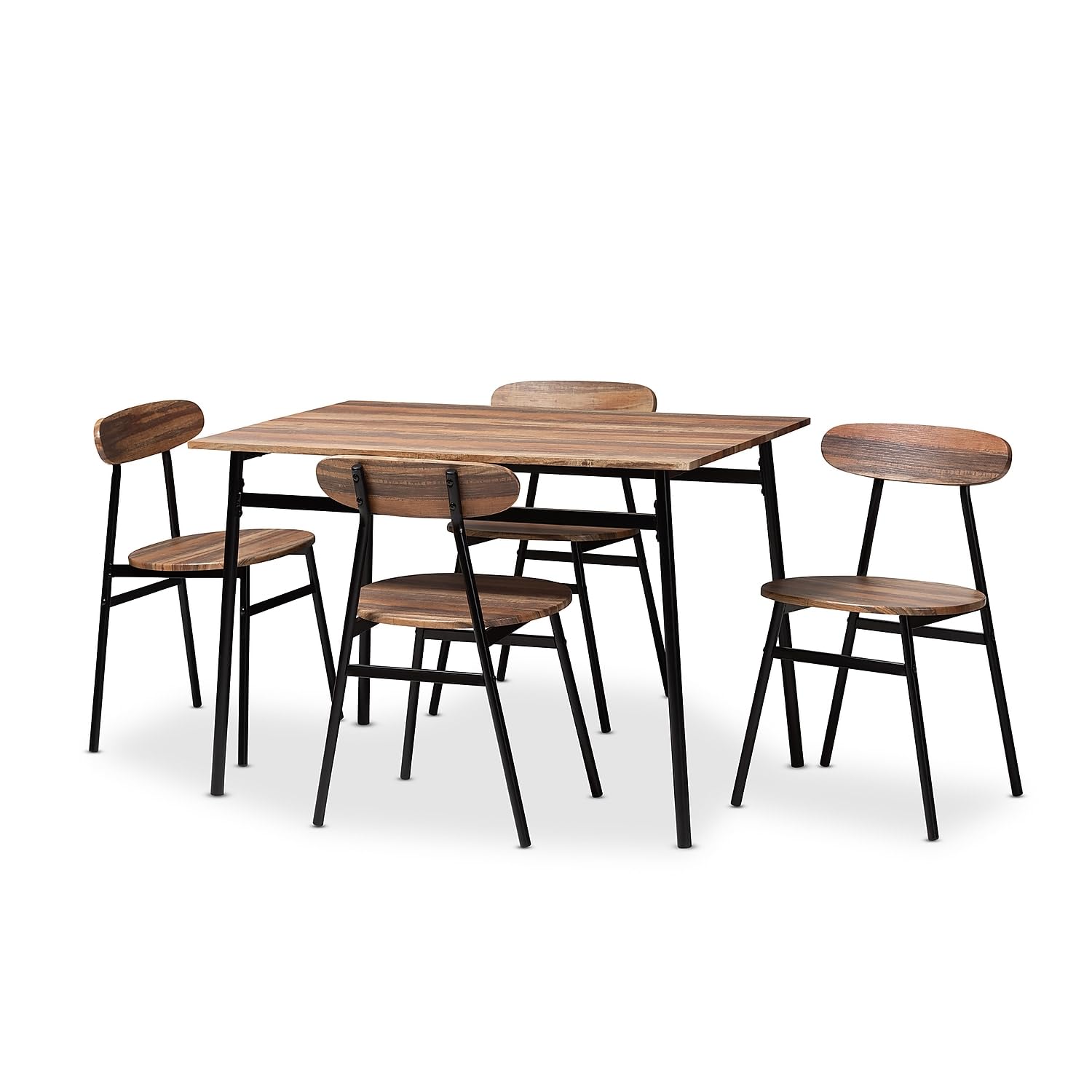 Baxton Studio Darcia 43.31-inch Dining Set