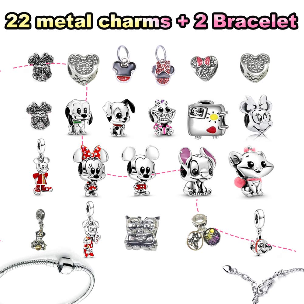 2024 Advent Calendar Christmas 24 Days Countdown Calendar With Diy Charm Bracelet Surprise Christmas Jewelry Gift For Girls Daug