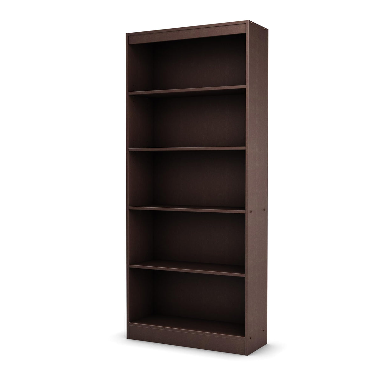 South Shore Axess 5-Shelf Bookcase - Chocolate