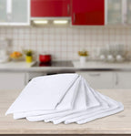 Simpli-Magic 79374 Flour Sack Kitchen Towels, Pack Of 14, White, 24''X24''