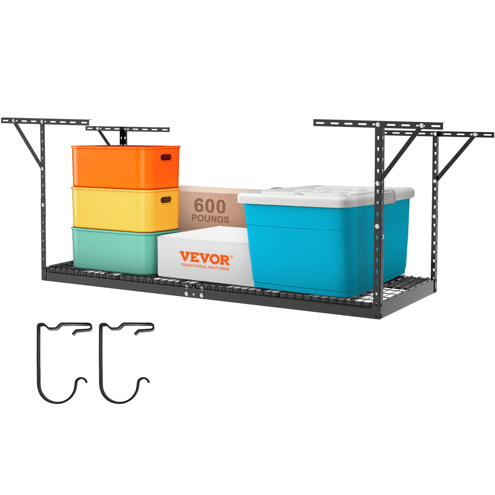 VEVOR Overhead Garage Storage Rack - Thumbnail 2