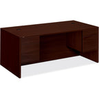 HON 10500 Series 72 by 36 by 29-1/2-Inch Double Pedestal Desk Shell, Mahogany