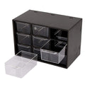 Mini Plastic 9 Removable Drawer Storage Organizer, Art Craft And Storage Used In Desk, Small Parts, Sewing In Home Office Suppli