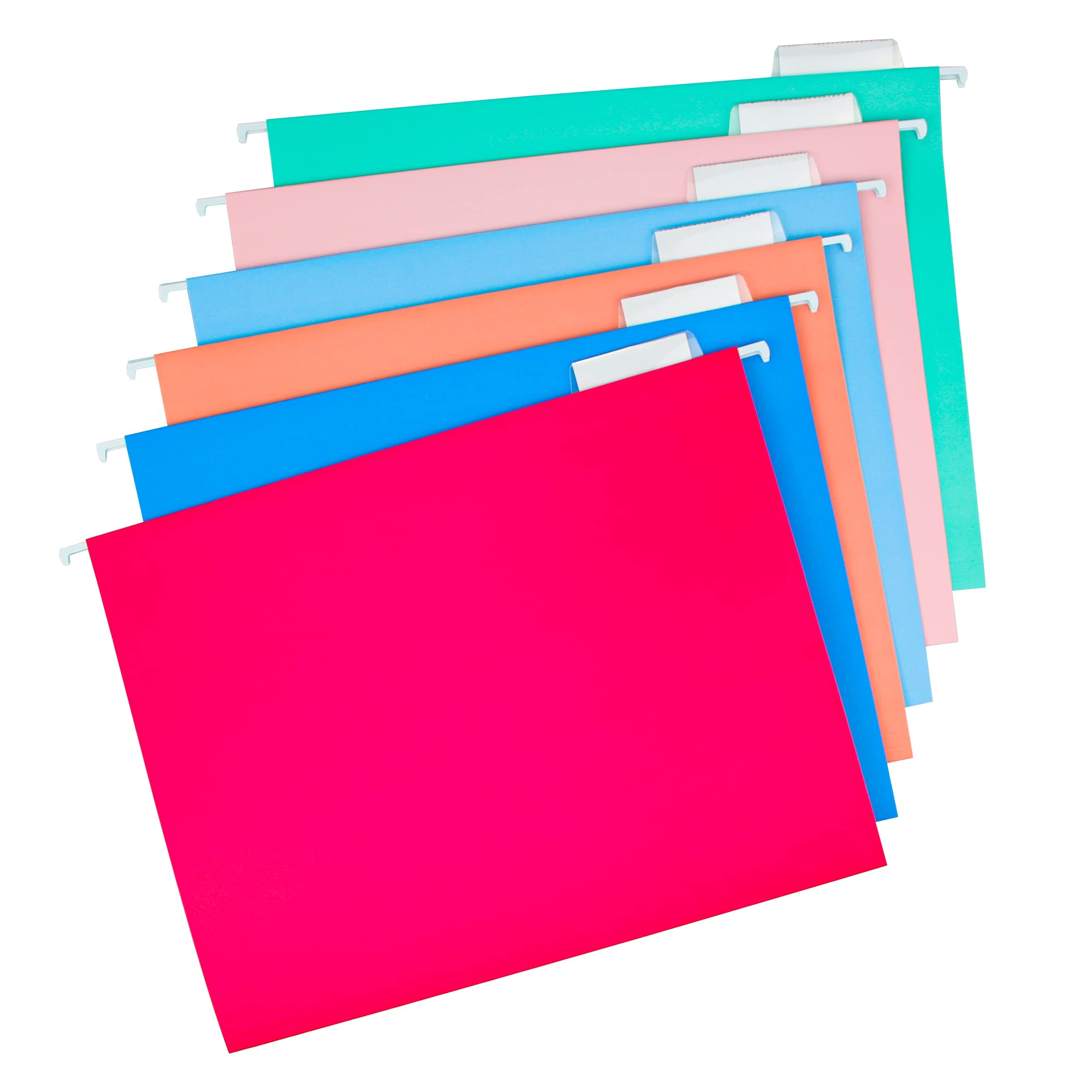 Y Yoma 12 Pack Colored Hanging File Folders Letter Size Decorative Hanging Folder Cute Pretty File Folder Organizer For Filing C