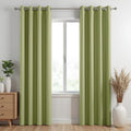 Homemonde Blackout Long Door 8 Feet Opaque Curtains 71% Room Darkening Heavy Curtain Set Of 2, Thermal Insulation, Noise Reduced
