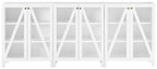 Crosley Furniture Cassai 3-Piece Entertainment Center Tv Stand, Media Console, Vinyl Record Storage, White