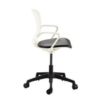 Safco Products Shell Height-Adjustable Desk Chair, White