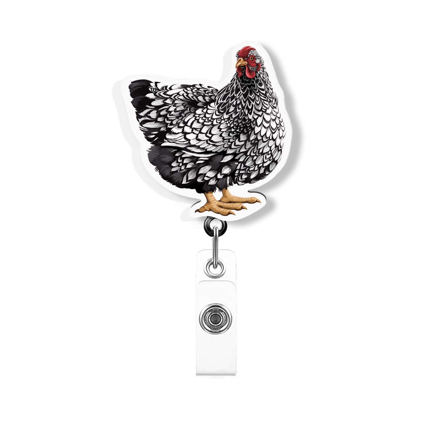 Wirester Retractable Badge Reel Id Holder With Alligator Clip For Office Worker, Medical Staffs, Nurse, Doctor, Teacher, Student