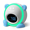 Windflyer OK to Wake Clock for Kids, Sleep Training Clock with Night Light and Sound Machine, Kids Alarm Clock for Bedrooms, Blu
