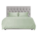 Hotel Sheets Direct Duvet Cover Bed Linen Set, 3 -Piece Set, Light Green, Full