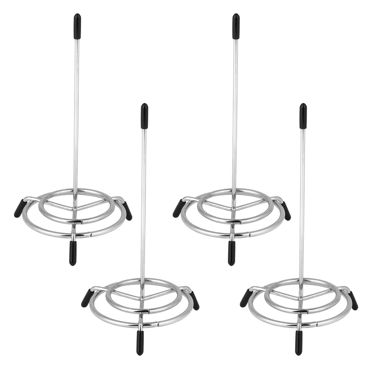 4Pcs Check Spindle, Receipt Holder Spike, Stainless Steel Bill Fork, Memo Holder Spike