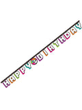Creative Converting Panda Party Happy Birthday Jointed Banner