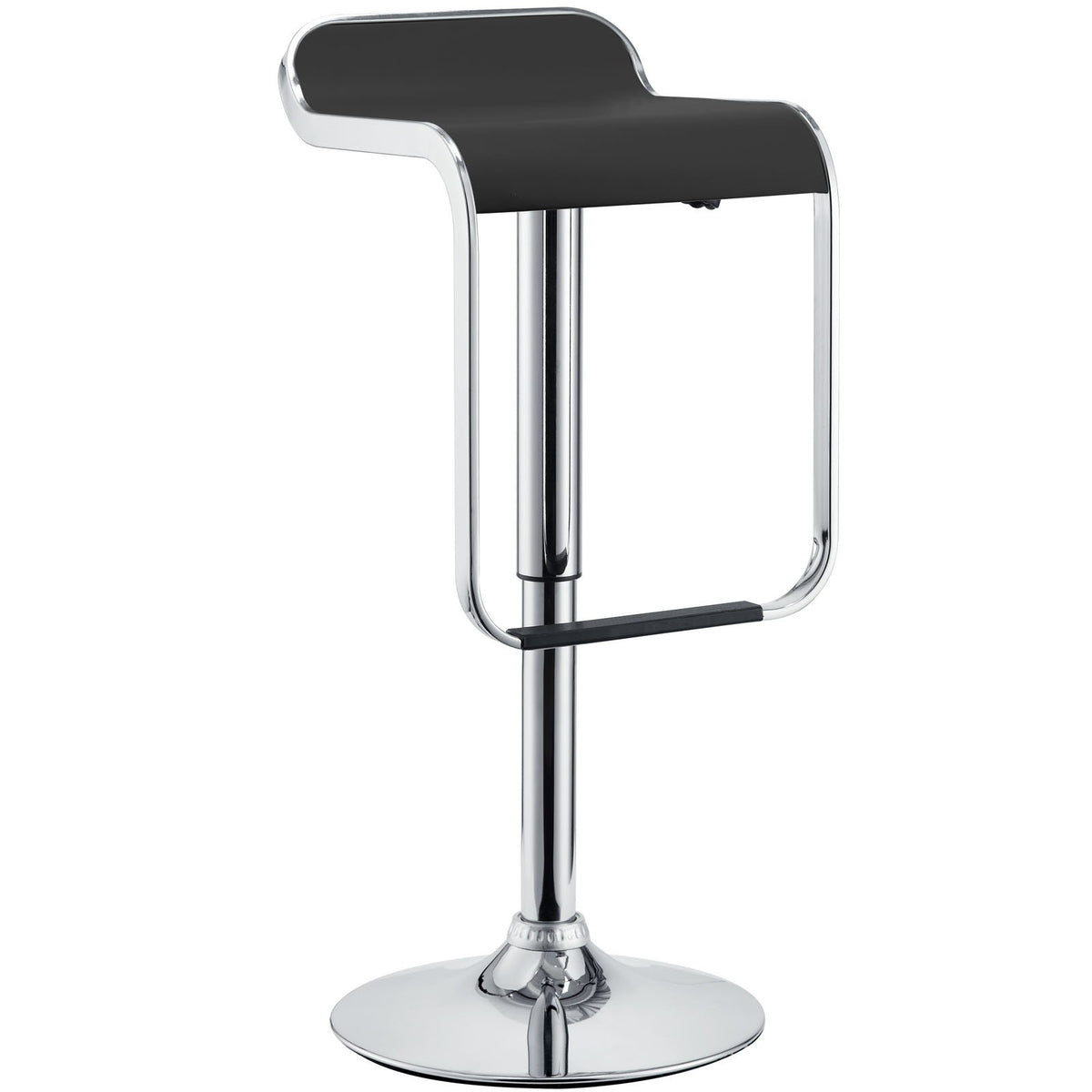 LEM Vinyl Bar Stool - Black