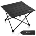 MOON LENCE Folding Beach Table, Small Folding Table, Outdoor Ultralight Aluminum Camping Table, Portable Compact Backpacking, Tr