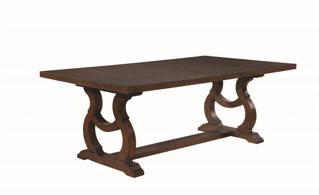 Coaster Furniture Glen Cove Dining Table Antique Java 110311