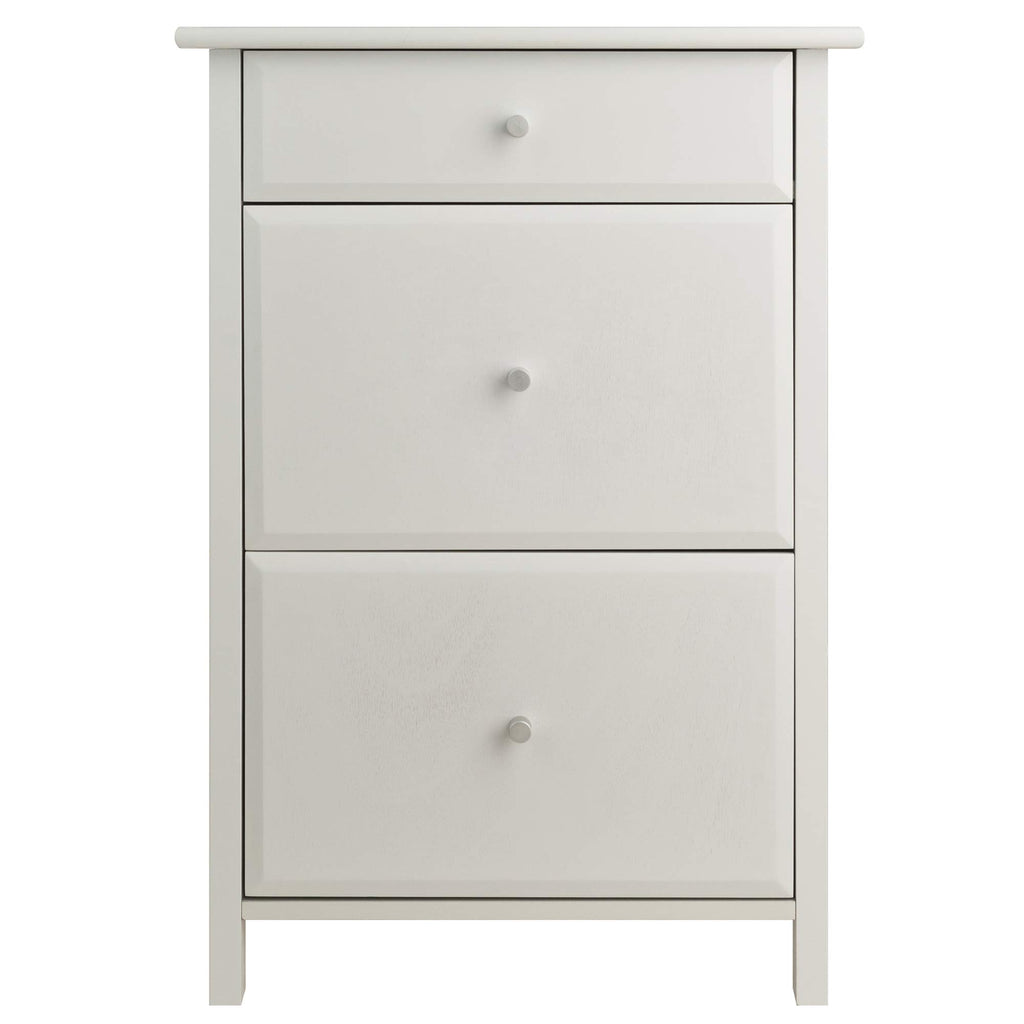 Winsome Delta File Cabinet White Home Office