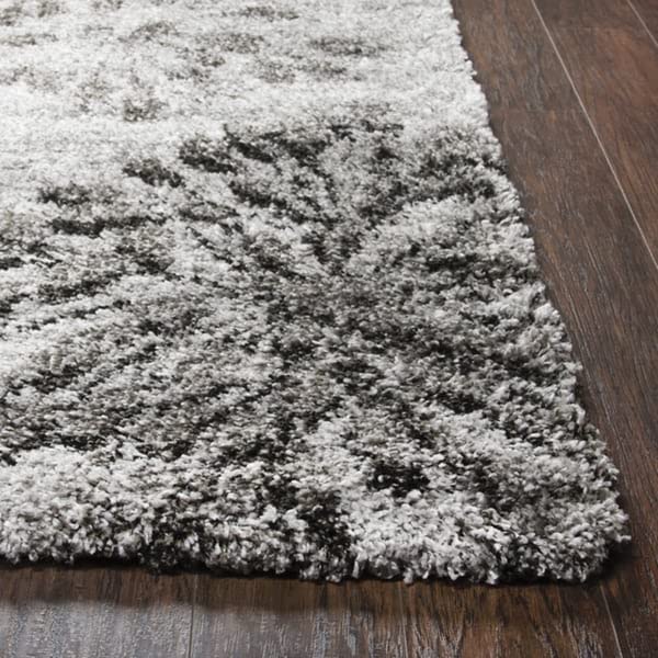 Rizzy Home Alora Decor Midnight 5'3" X 7'3" Floral Gray/Charcoal/Dk. Gray Area Rug