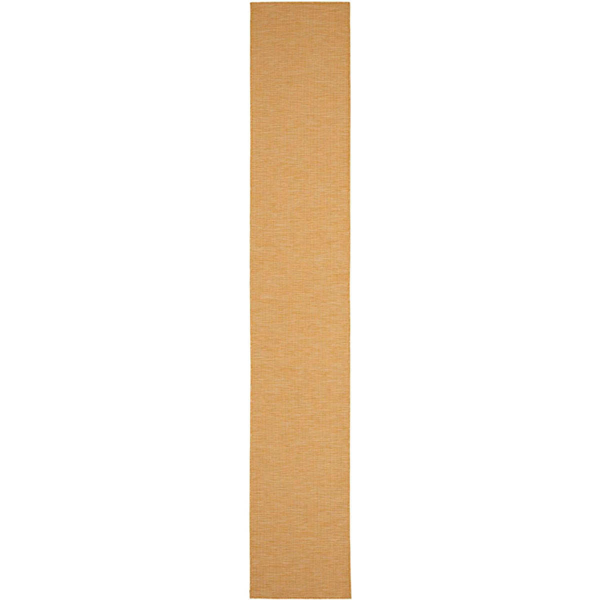 Nourison Positano Indoor/Outdoor Yellow 2'2' X 10' Area Rug, Easy Cleaning, Non Shedding, Bed Room, Living Room, Dining Room, B