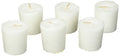 Aroma Naturals Votive Candles with White, Patchouli and Frankincense, Meditation, 6 Count