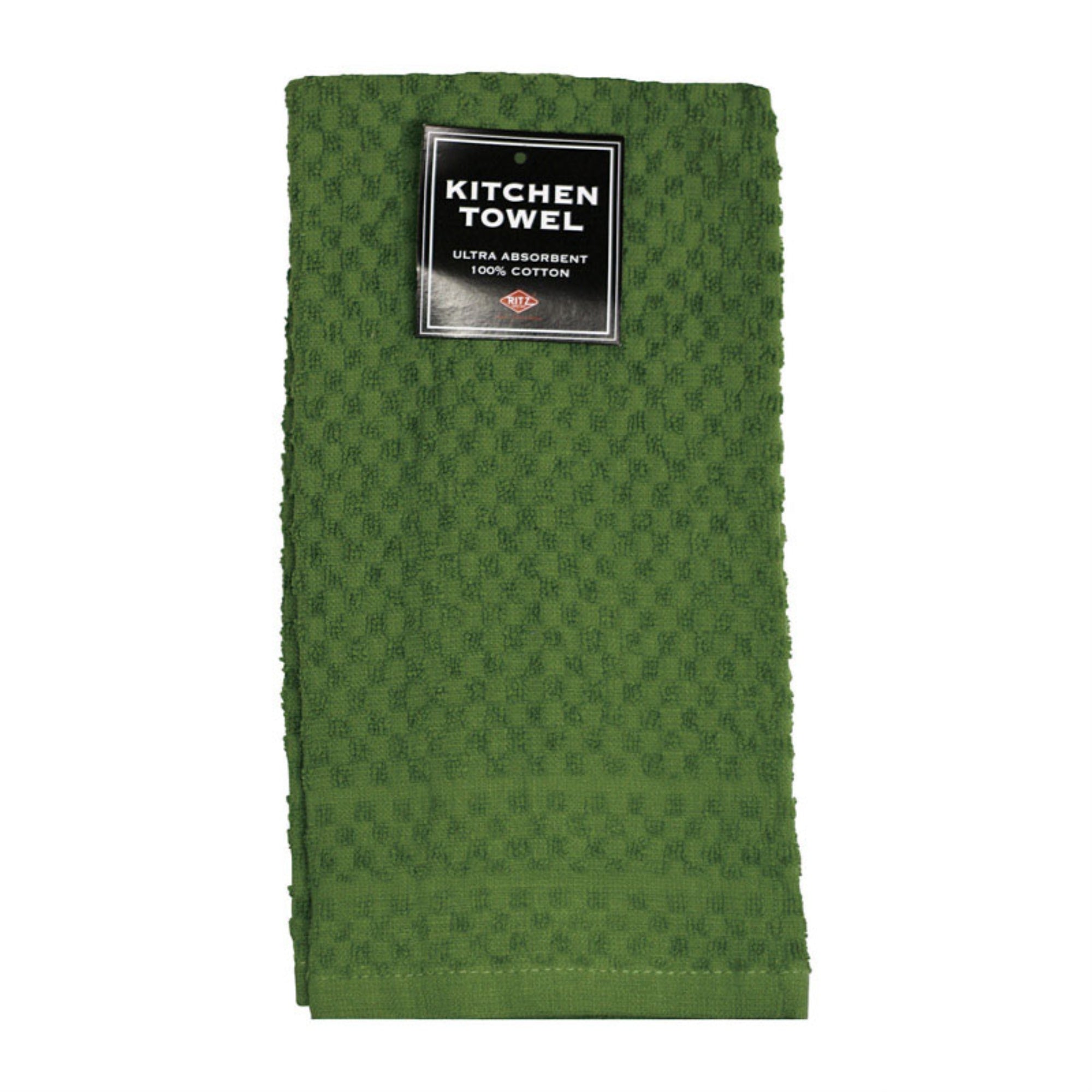 KTCHN TOWEL SOLID CACTUS (Pack of 6)