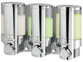 Better Living Products 76345 AVIVA Three Chamber Dispenser, Chrome