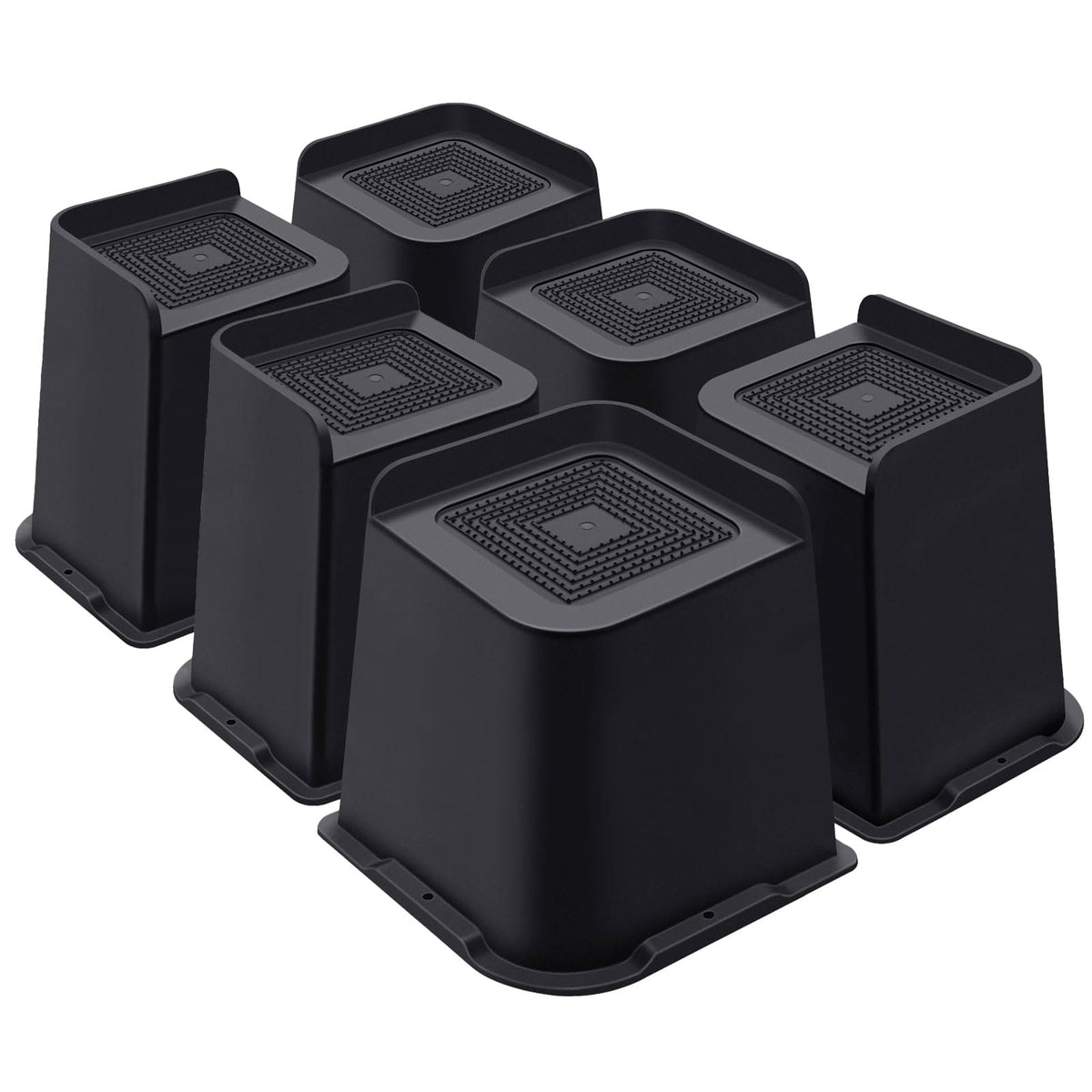 Annkut Bed Risers 6 Inch Heavy Duty, Furniture Risers For Bed Desk Table Sofa Couch,Oversized Bed Lifts Risers,Support Up To 500
