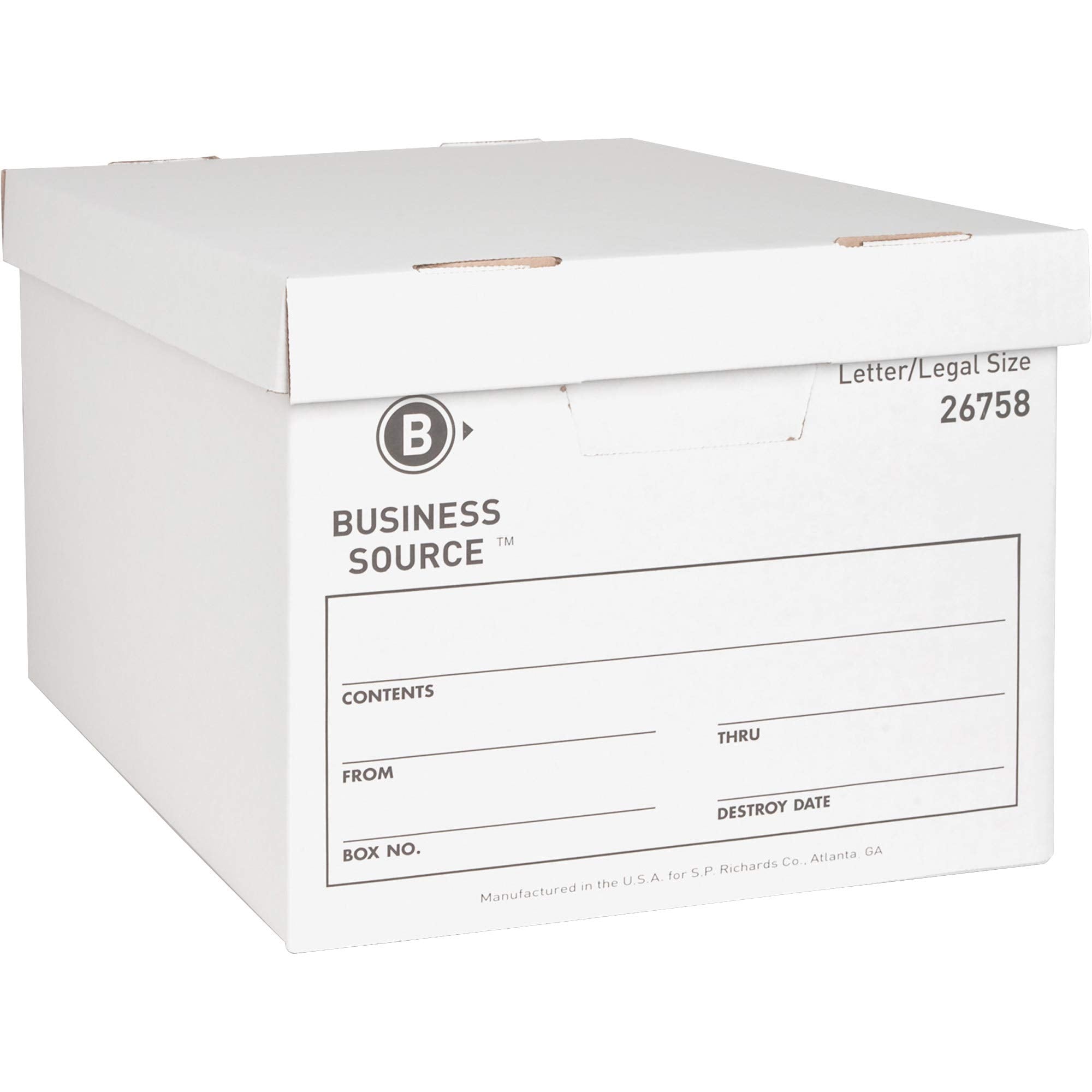 Business Source Lift-Off Lid Medium Duty Storage Box