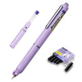 Writech Fountain Pen Fine Nib: Retractable Black Ink Pens Set Includes 5 Ink Cartridges Smooth Writing For Calligraphy Sketching