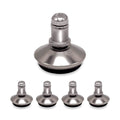Office Chair Bell Glides Replacement, Replace Swivel Caster Wheels to Fixed Stationary Foot, Dia 7/16(11mm) stem fit Most Office