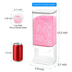Conworld Laundry Detergent Dispenser, Wall Mounted Laundry Beads Dispenser For Scent Booster Beads, Stain Remover Powder, Bath S