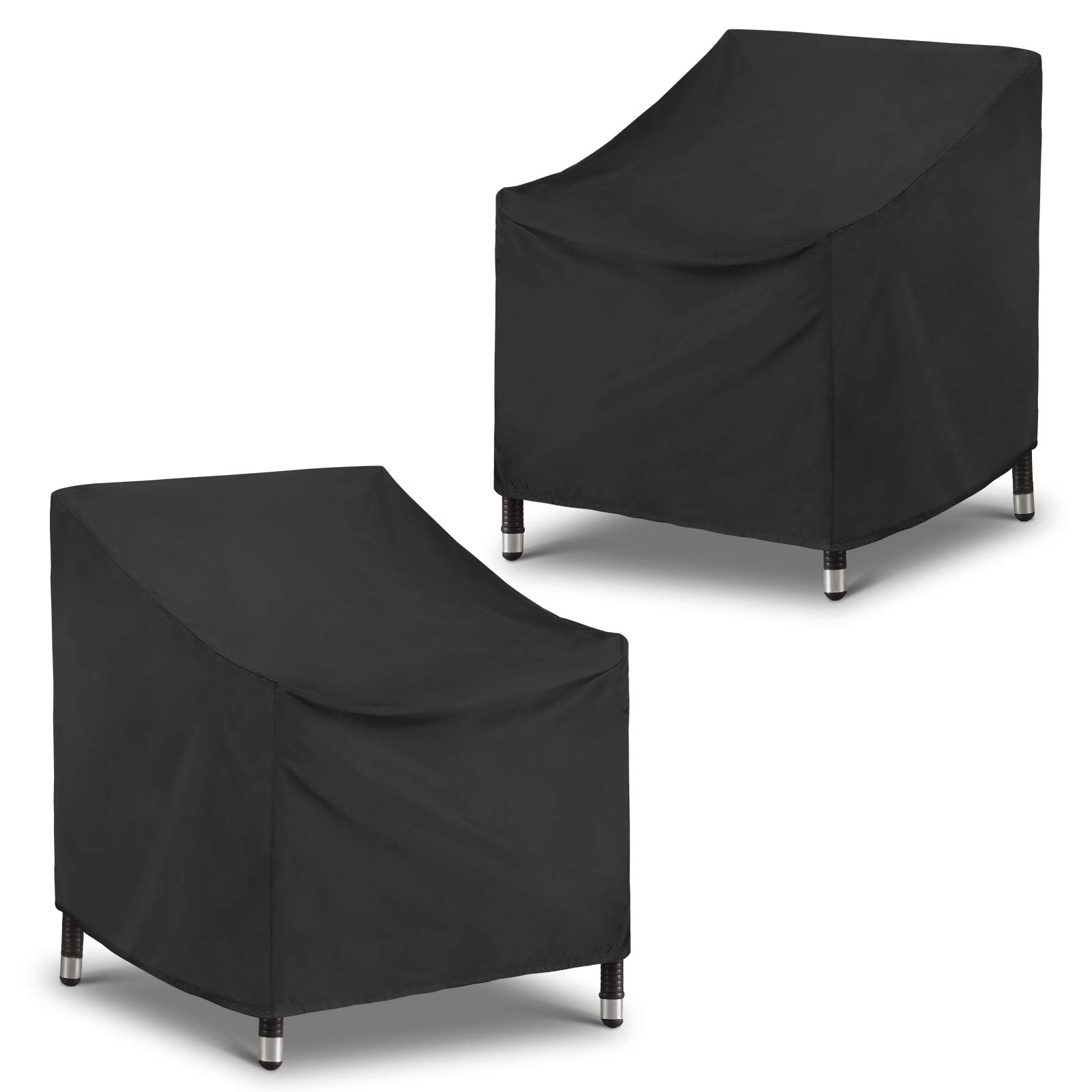 Sunpatio Outdoor Oversized Club Chair Covers 2 Pack, Waterproof Patio Large Lounge Deep Seating Chair Covers, Durable Fadestop P